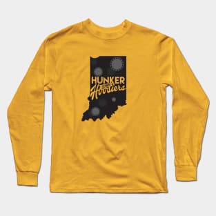 Hunker Down Hoosiers Long Sleeve T-Shirt